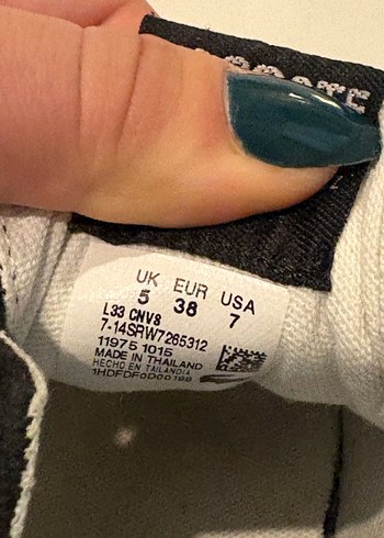 Siyah Bağcıklı Rock Punk Sneakers - Görsel 7