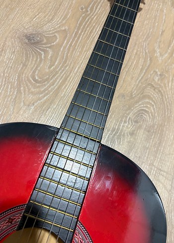 Kırmızı Klasik Gitar - Görsel 8