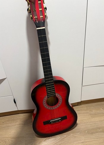Kırmızı Klasik Gitar - Görsel 2