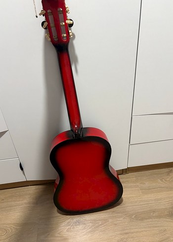 Kırmızı Klasik Gitar - Görsel 7