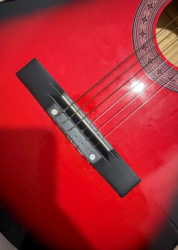 Kırmızı Klasik Gitar - Görsel 6
