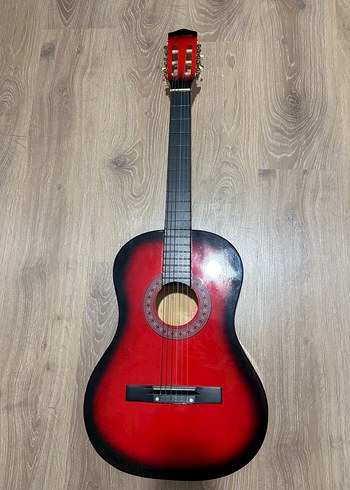 Kırmızı Klasik Gitar - Görsel 9