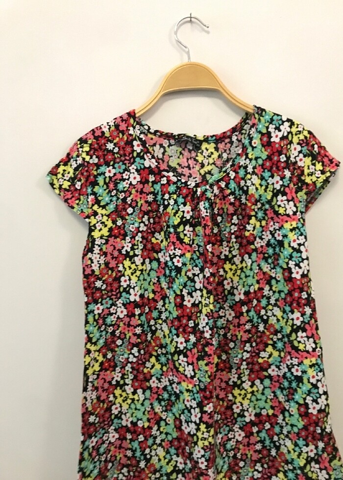 Çok tatlı kumaş bluz - Görsel 2