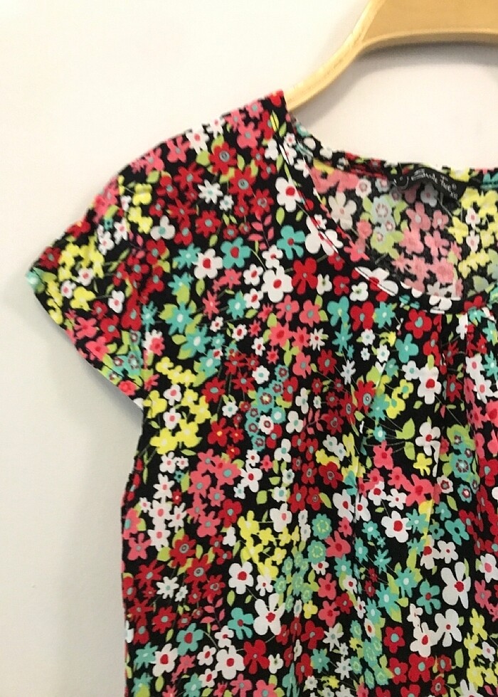 Çok tatlı kumaş bluz - Görsel 3