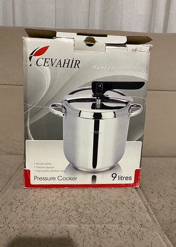 Cevahir 9 Litre Düdüklü Tencere Beyaz