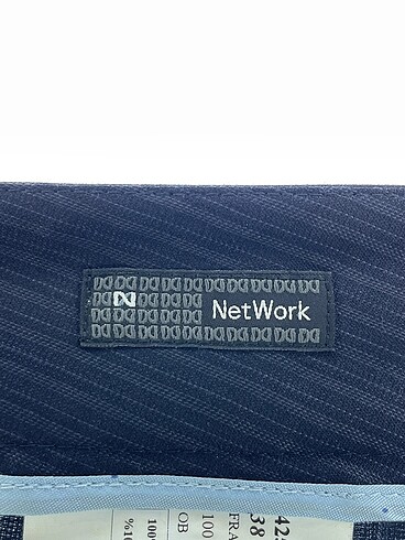38 Beden çeşitli Renk Network Kumaş Pantolon %70 İndirimli.