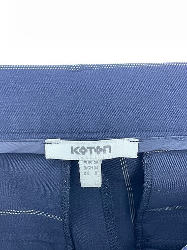 36 Beden lacivert Renk Koton Kumaş Pantolon %70 İndirimli.