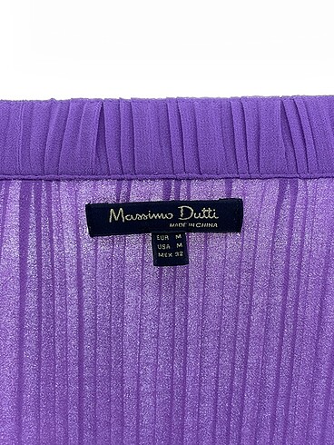 m Beden mor Renk Massimo Dutti Bluz %70 İndirimli.