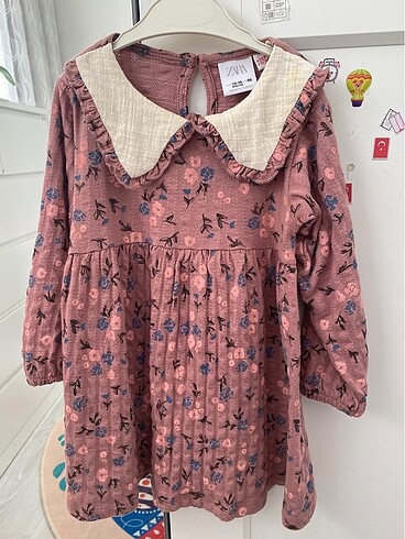 Zara kız bebek elbise