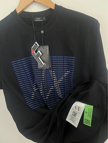 xxl Beden siyah Renk Armani exchange tişört