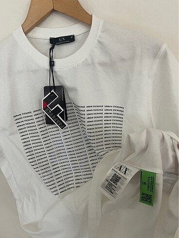xxl Beden beyaz Renk Armani exchange tişört