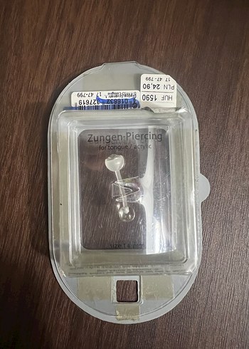 Şeffaf Piercing 14mm - Görsel 2