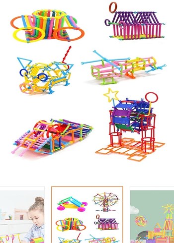 Renkli Eğitici Yapı Blokları Seti - Görsel 3