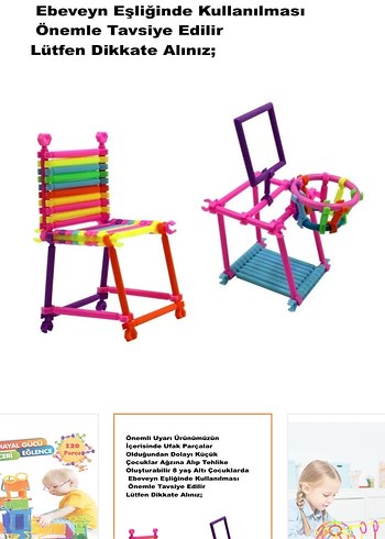 Renkli Eğitici Yapı Blokları Seti - Görsel 2