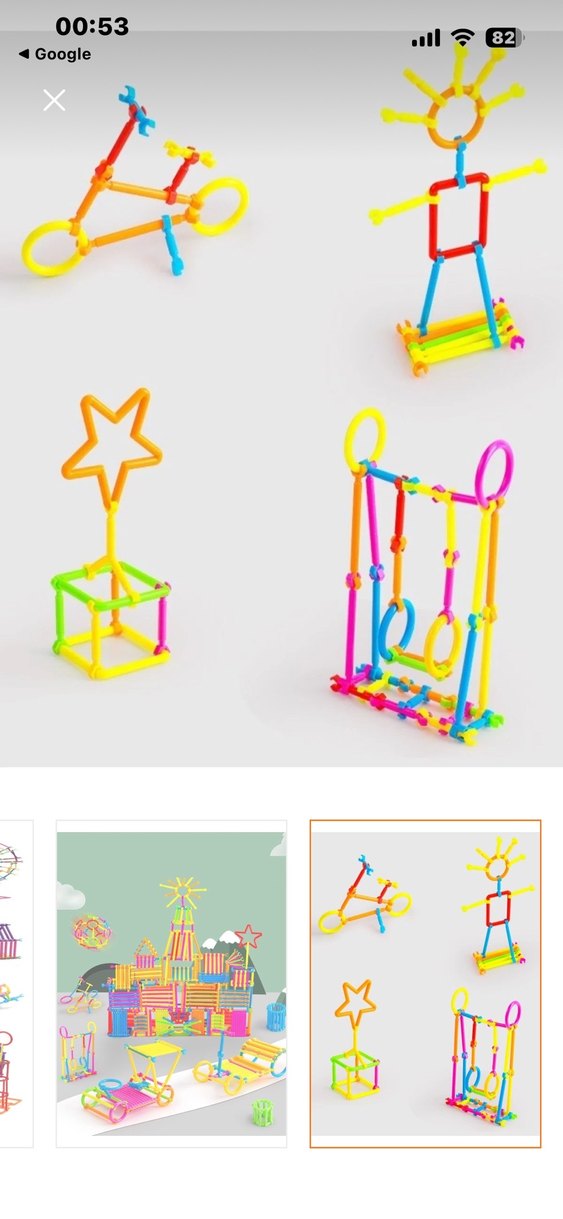 Renkli Eğitici Yapı Blokları Seti - Görsel 4