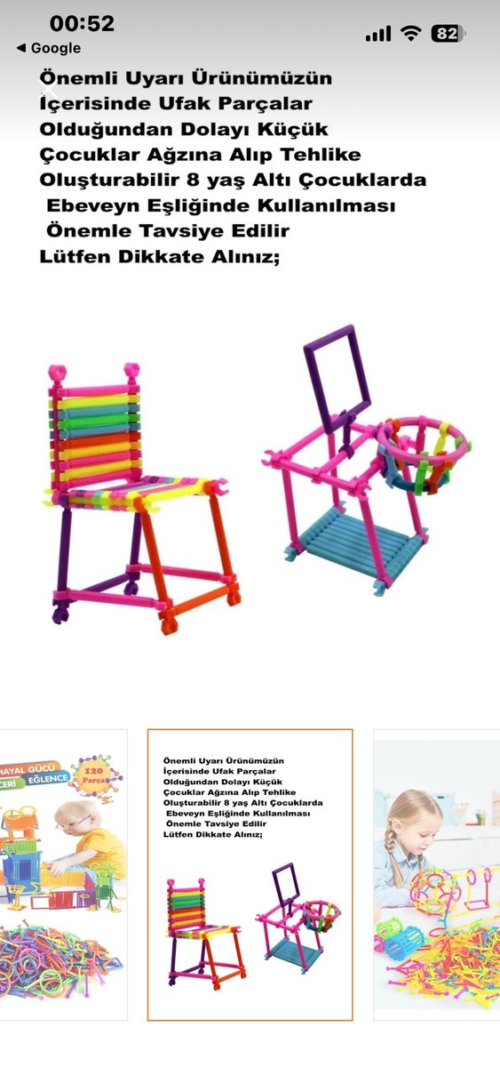 Renkli Eğitici Yapı Blokları Seti - Görsel 2