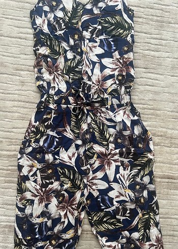 Pastel Renkli V Yaka Tulum - Görsel 2