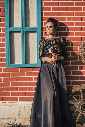 Özel dikim nişanlık abiye