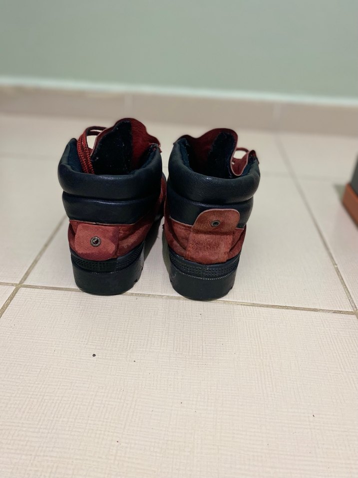 Bordo Süet Outdoor Bot - Görsel 3