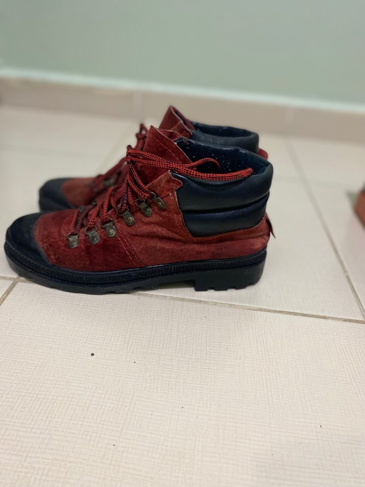 Bordo Süet Outdoor Bot - Görsel 2