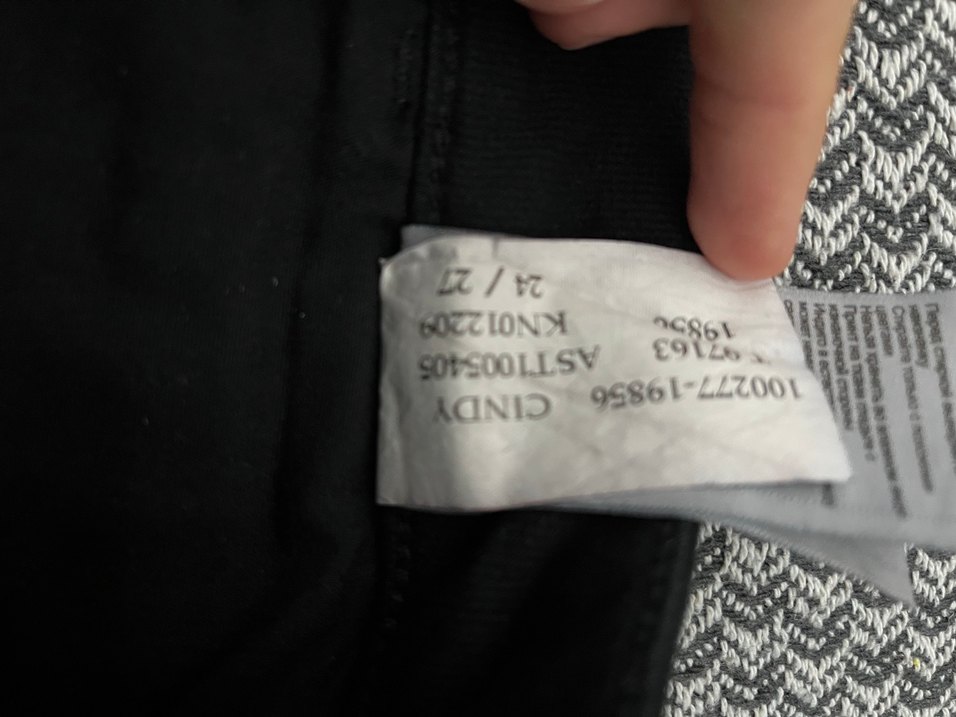 Siyah Normal Boy Fermuarlı Kadın Denim Pantolon - Görsel 2