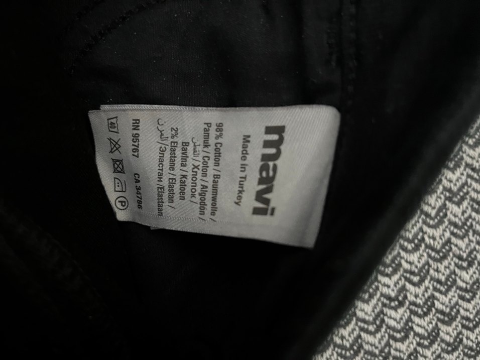 Siyah Normal Boy Fermuarlı Kadın Denim Pantolon - Görsel 3