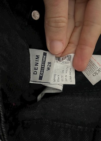 Defacto Kadın şerit detaylı mom Fit Denim Jean