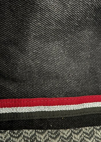 28 Beden Kadın şerit detaylı mom Fit Denim Jean