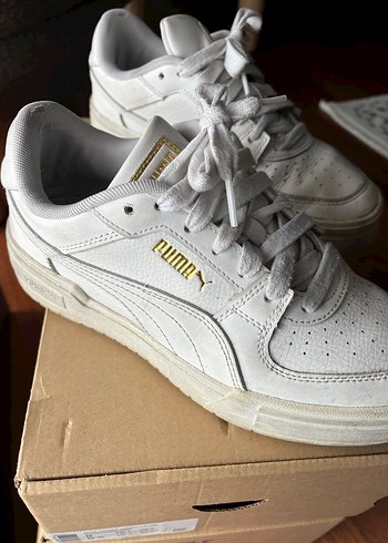 Beyaz Platform Topuk Kadın Spor Ayakkabı - Görsel 4