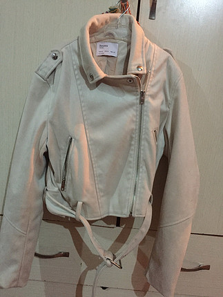 Bershka süet biker ceket