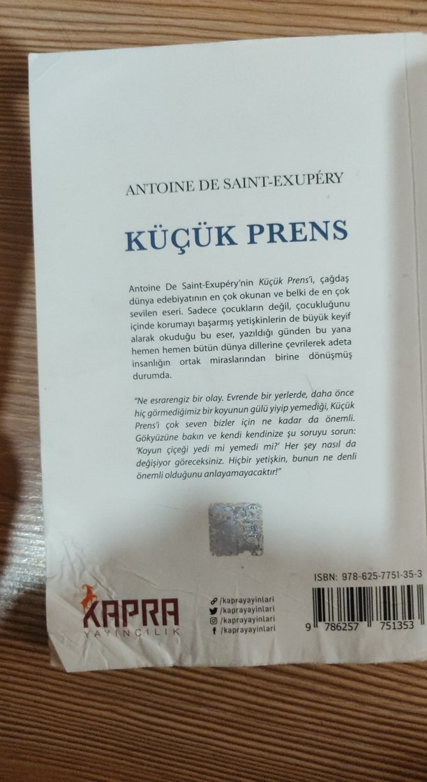 Küçük Prens - Antoine de Saint-Exupéry - Görsel 2