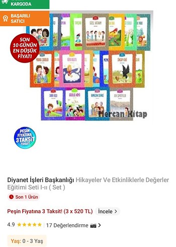 Çocuklar için Eğitim Seti Kitapları - Görsel 4