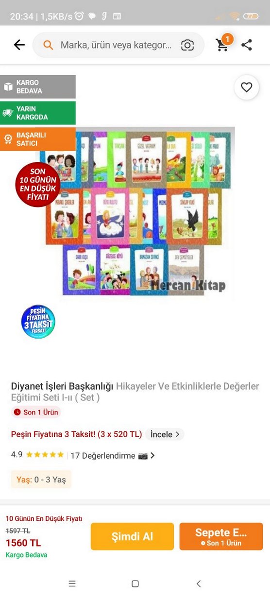 Çocuklar için Eğitim Seti Kitapları - Görsel 4