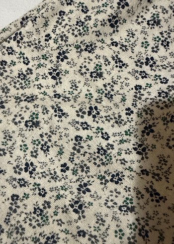 Çok renkli keten şort - Görsel 2