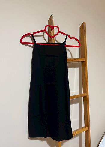 Zara Askılı Örme Mini Elbise - Görsel 2