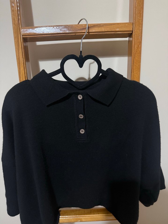 Polo Yaka Kısa Kollu Triko - Görsel 3