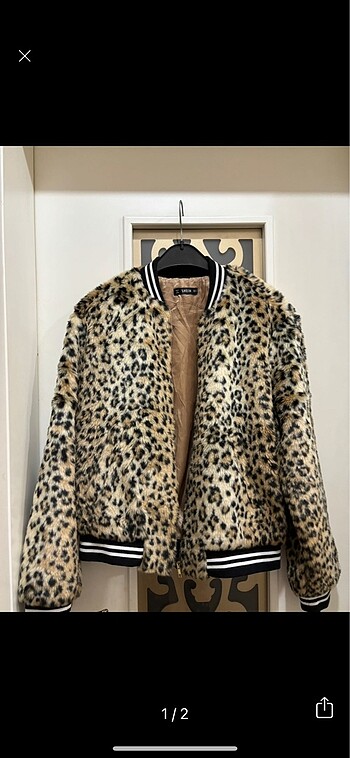 peluş leopar kürk