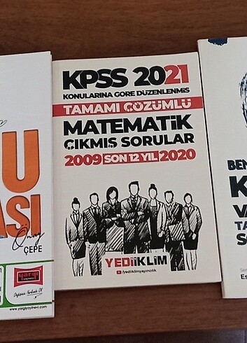 SATILIK UYGUN FİYATA KPSS SORU BANKALARI