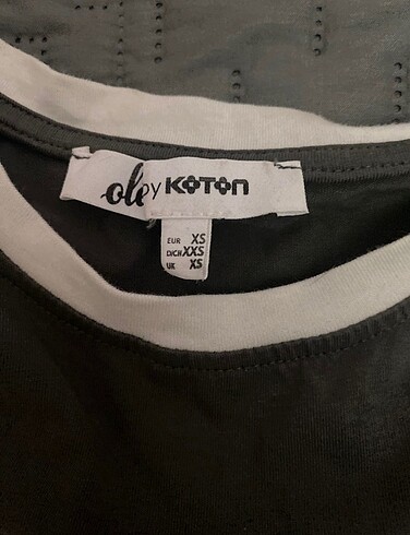 xs Beden Koton arkası yazılı crop