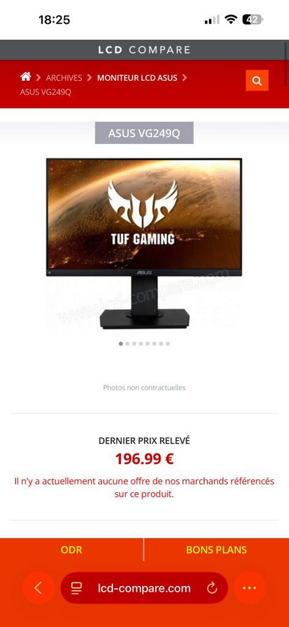 ASUS Siyah TUF Gaming Monitör - Görsel 2