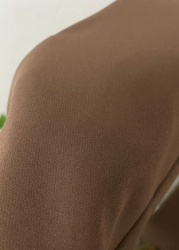 34 Beden kahverengi Renk Kadın Kahverengi Pilili Kumaş Pantolon