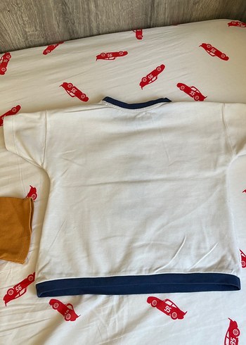 18-24 Ay Beden Erkek Çocuk Baskılı Kısa Kollu Tişört