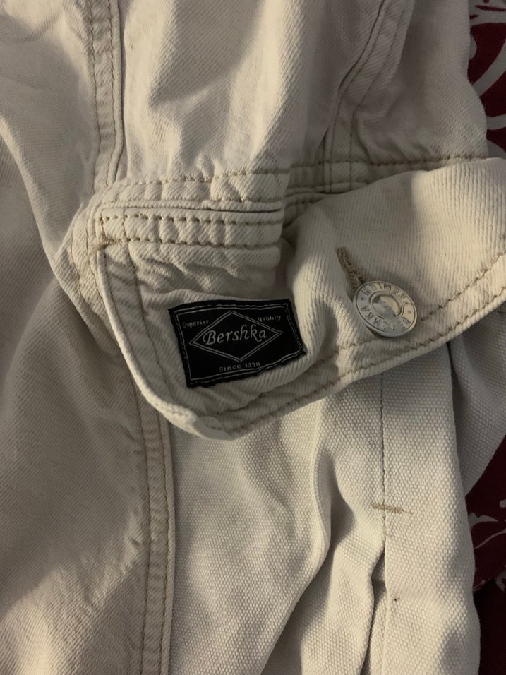 Kadın Beyaz Kemerli Rahat Kumaş Pantolon - Görsel 5