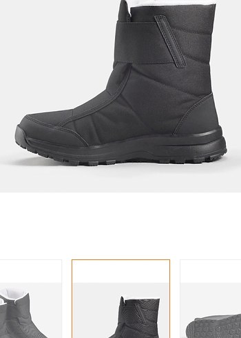 Kadın Siyah Kayak Botu Velcro Bantlı - Görsel 3