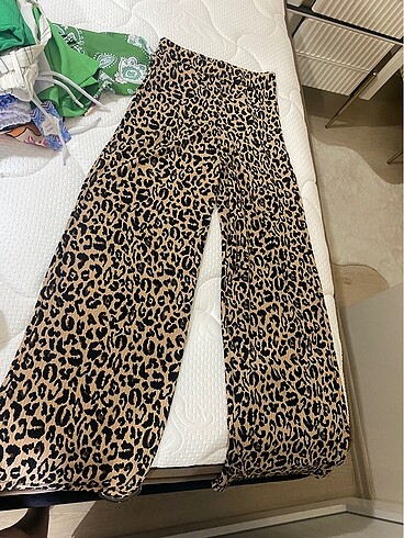 Leoparlı beli lastikli don