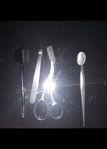 4 lü kaş bakım seti  - Görsel 2