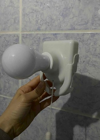  Beden beyaz Renk Pratik Pilli Aç Kapa İpli Çek Yak Taşınabilir Led Ampül Lamba