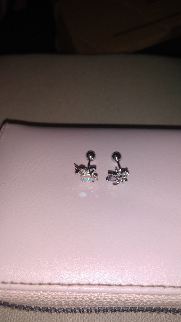 2 adet taşlı piercing - Görsel 3