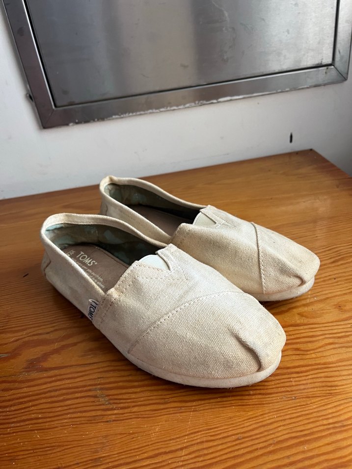 Krem kadın Keten Espadril Ayakkabı - Görsel 2