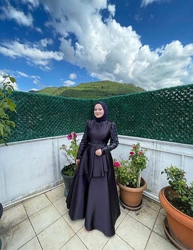 Şık tesettür elbise